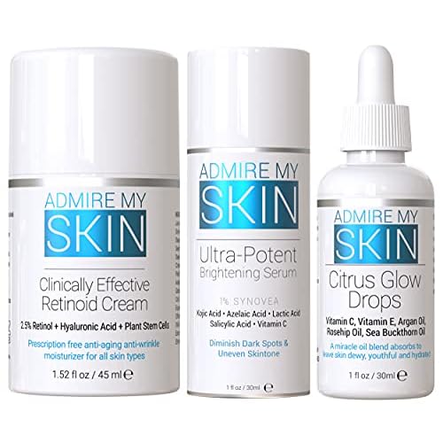 Admire My Skin Dark Spot Remover + Retinoid Cream + Vitamin C Oil