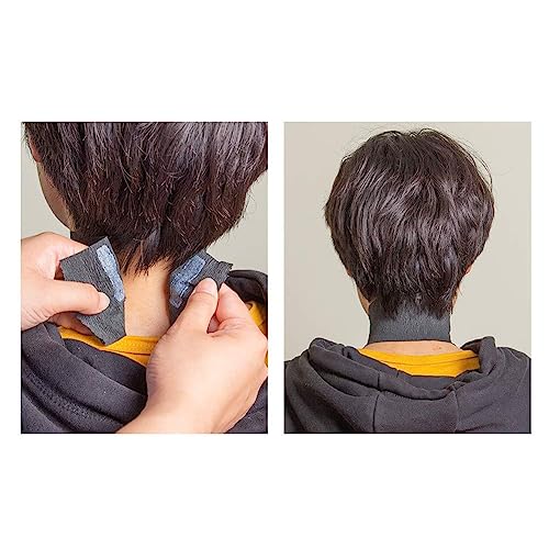 2 Rolls Black Neck Paper Strips Barber Neck Band Hair Wrap Paper Styling Strips Hair Cutting Supplies for Salon Barber Shop