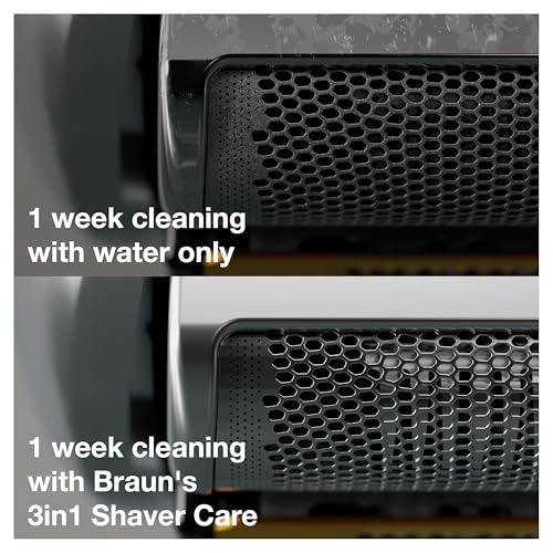 Braun Clean & Renew Refill Cartridges CCR, Replacement Shaver Cleaner Liquid Solution for Clean&Charge System, Pack of 10
