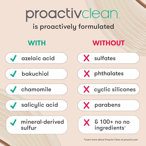 Proactiv Clean 3 Step Acne Routine w/ Pimple Patches- Sulfur Acne Treatment Cleanser, Azelaic Acid Serum, and Facial Moisturizer for Sensitive, Acne-Prone Skin- 30 Day Acne Kit with Pimple Patches