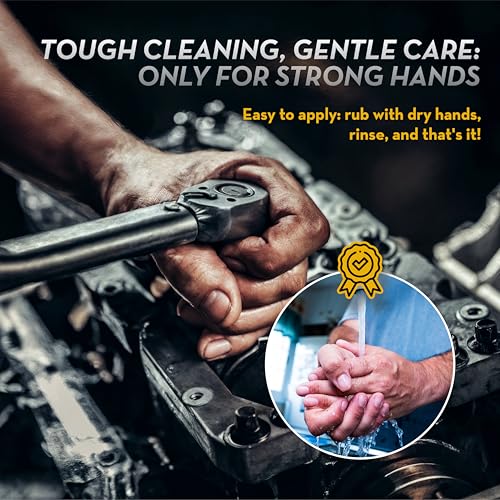 Motion Plus Heavy Duty Hand Cleaner ? Industrial Grease Remover, Oil and Automotive Fluids Degreaser, Mechanics Soap with Glycerin, Exfoliating Hand Soap for Garage, Workshop, & Working Hands, 4000ml