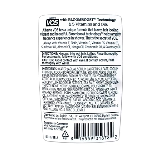 Alberto VO5 Ocean Refresh Shampoo with Sea Minerals, 15 fl oz (pack of 2)
