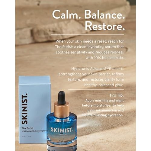 The Purist 10% Niacinamide Hydrating Serum with Hyaluronic Acid ? Pore-Minimizing & Brightening for Radiant Complexion