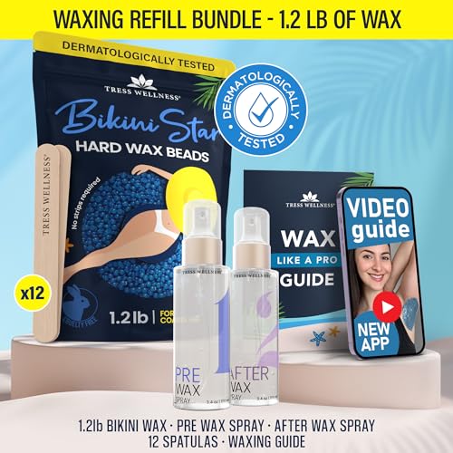 Tress Wellness Bikini Wax with Pre & After Wax Spray