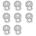 Shaver Replacement Blades compatible with Skull Shaver,for Pitbull Gold PRO Shaver Replacement Blade,for Pitbull Platinum Pro Shaver[8 Pack]