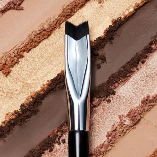 The Corner Brush Eye Stamper | Smokey eye & eyeliner brush, dual-ended, angled and precise, soft vegan bristles, Woosh Beauty