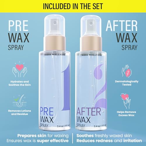 Tress Wellness Bikini Wax with Pre & After Wax Spray