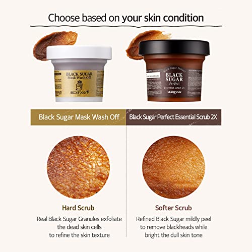SKINFOOD Black Sugar Perfect Essencial Scrub 2X