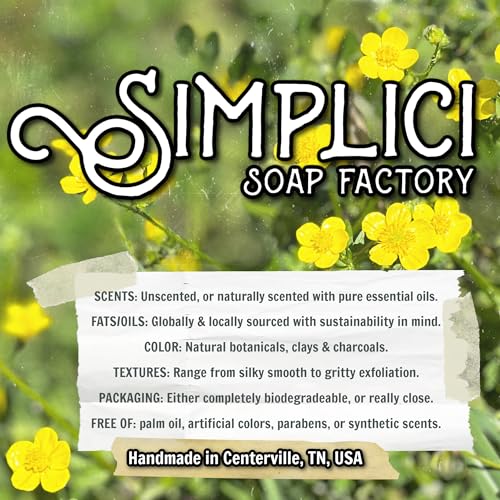 SIMPLICI Patchouli Charcoal Soap Value Bag (6 Bars)