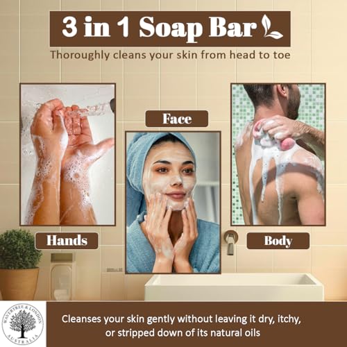 Wavertree & London Duo Gift Box (2 Bars) - 7oz Goats Milk and Beach Scented Moisturizing Triple Milled Natural Soap Bars - Pure Plant Oil Soap Bars for All Skin Types