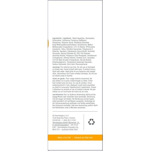 Dermalogica Protection 50 Sport Sunscreen SPF50 - Broad Spectrum Sunscreen Lotion for Face and Body, 5.3 Fl Oz
