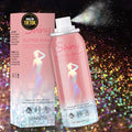 Hair and Body Glitter Spray, Holographic Glitter Highlighter Powder, Hairspray for Clothes, Face Body Shiny Glitter, Loose Shimmer Hairspray Festival Rave Prom Accessories, 2.11 Fl Oz (Rainy-Rainbow)