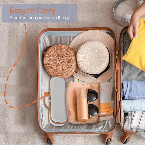 RAIACE Hard Storage Case Compatible with Dyson Airstrait Straightener, Travel Carrying Bag. (case only). - Gray