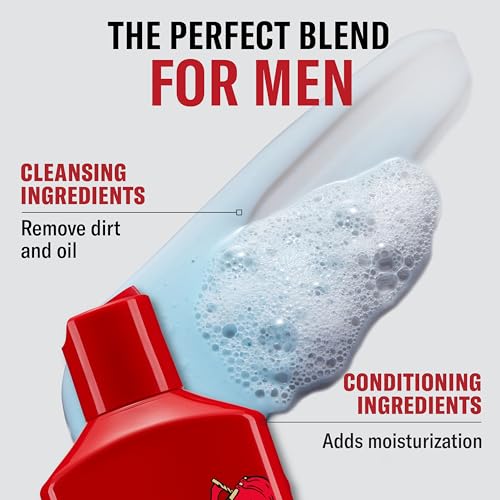 Old Spice Krakengard 2-in-1 Shampoo & Conditioner for Men, Healthier, Fuller, More Moisturized Looking Hair, 13.5 Fl Oz Each (Pack of 6)