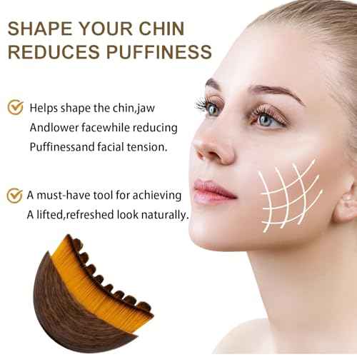 New Lymphatic Contour Face Brush,Lymphatic face Brush,Lymphatic Brush,Lymphatic Brush for face,Lymphatic Drainage Massager for Chin & Neck,Designed to Fit The Skin Precisely and Relieve Fatigue(1PCS)