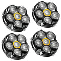 Magnetic 6 Blades Head Shaver Replacement Heads for Many 6D Magnetic Electric Razor,Magnetic 6D Blade Head Compatible with Head Shavers for Bald Men. (4PCS)