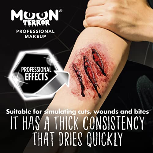 Pro FX Fake Blood - 0.50fl oz - SFX Make up for Halloween Vampire Zombie Theatre - Special Effects Make up Realistic Fake Blood Gel Spray Halloween Costume