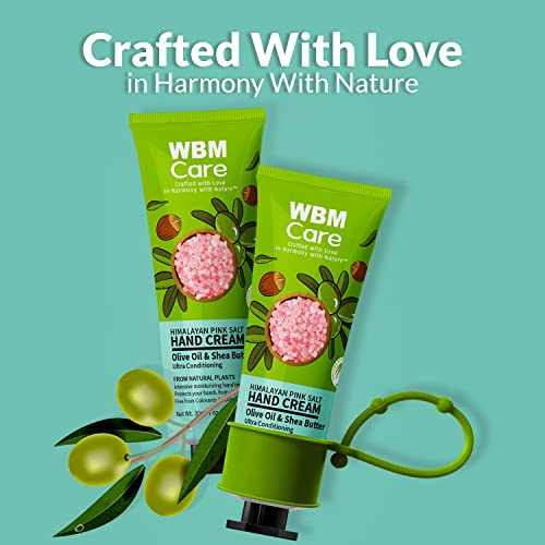Natural Solution Hand Cream, Hydrating and Conditioning, Rich in Himalayan Pink Salt, Moisturizing with Olive Oil & Shea Butter, Skin Care - Pack of 24 (30g/1oz each)