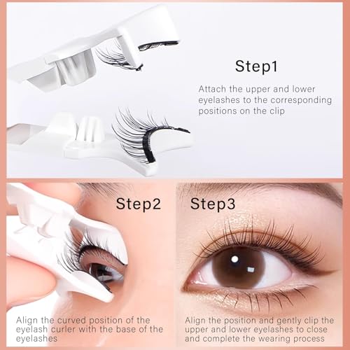 Magnetic Eyelashes, Effectively Natural Look False Lashes without Eyeliner, Light Weight & Waterproof Magnetic Eyelashes No Glue-Black