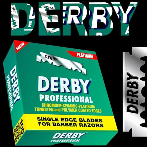 200 "Derby Professional" Single Edge Razor Blades for straight razor