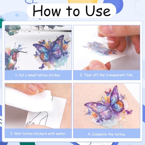 Science Temporary Tattoos Stickers - 200+ Science Temporary Tattoo Party Decorations Mad Scientist Laboratory Birthday Party Decoration Supplies