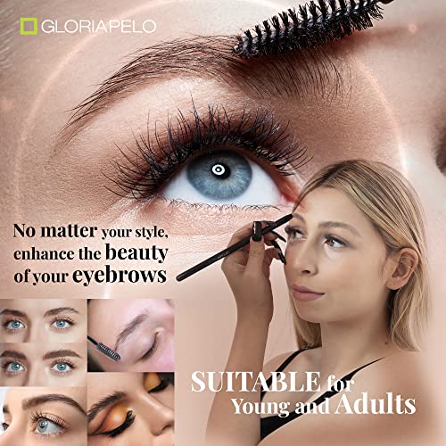 Eyebrow Gel and Brow Soap ? Set of 2 Soap Eyebrow Kit with Spoolie and Eyebrow Pomade Dark Brown or Chocolate ? Long-Lasting, Waterproof Vegan Formula ? Natural Eyebrow Effect