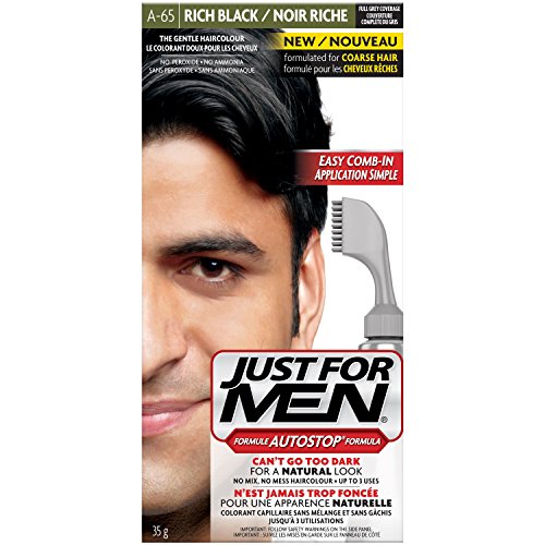 Just For Men Autostop, Gray Hair Coloring for Men with Comb Applicator