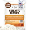 CETEARYL Alcohol (1 lbs / 16 oz) 100% Pure Extracted from Coconut & Palm Oils. Premium Granules Cetearyl Alcohol for Lotion Making, Creams, Scrubs, Shampoos, Conditioners, Moisturizers | 1 Pound