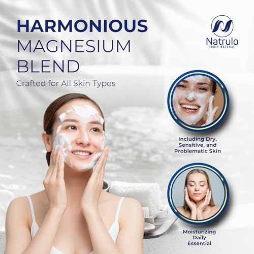 Dead Sea Magnesium Soap Bar ? Deep Cleansing, Moisturizing Body Soap for Dry Itchy and All Skin Types ? Shower Soap Soothes Muscles and Joints ? All-Natural Exfoliating Face and Body Wash Made in USA