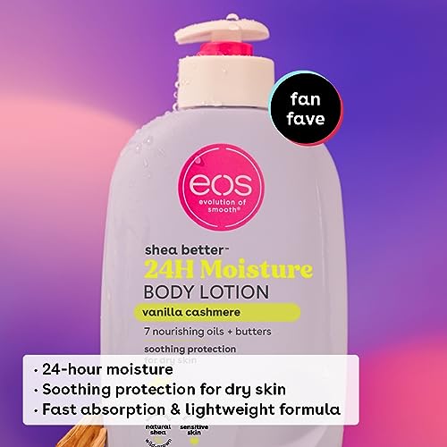 Bundle of eos Shea Better Vanilla Cashmere- Body Lotion + Hand Cream