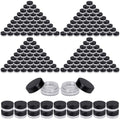 Houseables Sample Containers, Sample Jars, Lip Balm Containers, Mini Jars with Lids, Small, Empty for Makeup, Powder, Gloss, Cosmetic, Tiny, Chapstick, Dab, Wax, Scrub, Little, Plastic, 3 Gram, 200PK