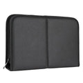 Makeup Brush Organizer Bag Standing Makeup Brushes Holder Travel Case, Professional Portable Cosmetic Storage Bag Foldable Makeup Brush Wrap Case for Men Women Artist Gift (Black)