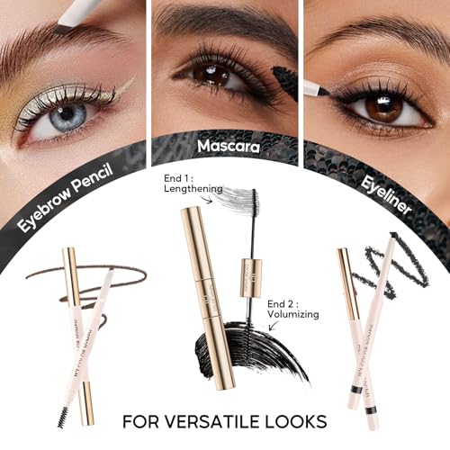 Color Nymph Full Cosmetics Set for Beginner, Makeup Gift Kit for Girls, Women & Teens, Sequin Make up Bag for Starters Includes Lip Gloss, Lipstick, Liquid Blush, Eye shadow Palette, Mascara etc