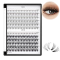 Bodermincer Lash Extension 240pcs C Curl 10D/20D Cluster 8/9/10/11/12mm,10/11/12/13/14mm,12/13/14/15/16mm Mixed Individual Cluster Lashes (10D+20D 12/13/14/15/16mm and Under Eyelashes)