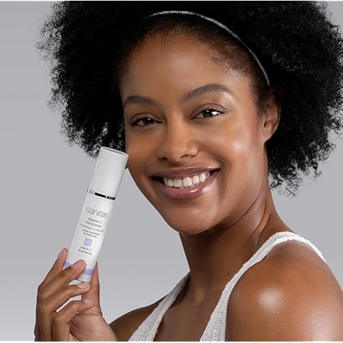 Sanitas Skincare Vitamin C Moisturizer, Lightweight, Fast Absorbing Moisturizer for Combination/Oily Skin, 1 Ounce