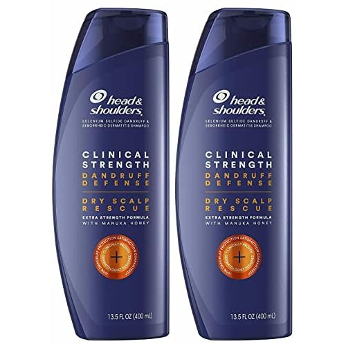 Head and Shoulders Anti Dandruff Clinical Strength, Seborrheic Dermatitis Shampoo, 3.5 Fl Oz (Pack of 2)