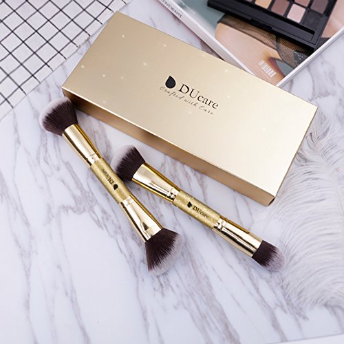 DUcare Makeup Brushes Duo End+Makeup Brush Cleaner