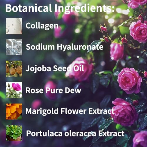 Rose Water Face Toner, Moisturizing & Anti-Aging for All Skin Types (13.5Fl oz)