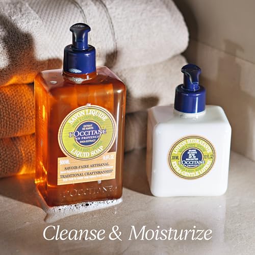 L'OCCITANE LA LOTION: Softening Shea, Citrusy Verbena, Comfort Skin, Moisturizing, Fast-Absorbing, With 5% Shea Butter, Lightweight, 8.4 fl oz