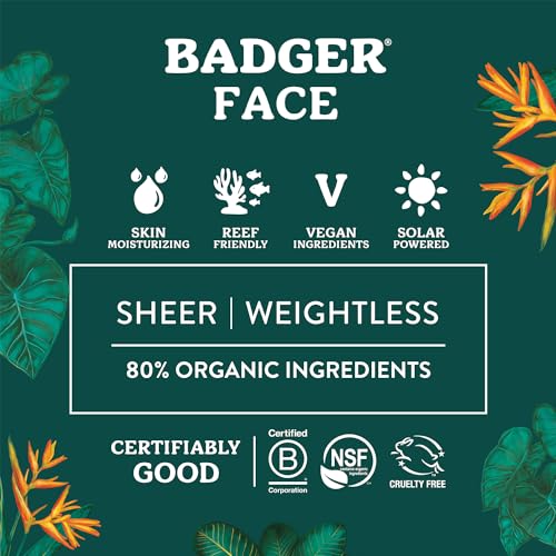 Badger SPF 50 Mineral Sunscreen and SPF 30 Mineral Face Sunscreen