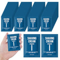 Shaving Cream Bulk Travel 8ml/0.28fl oz,Disposable Shaving Cream in Bulk Travel Shave Cream for Hotel Homeless£¨White Tea£¬Pack of 50)