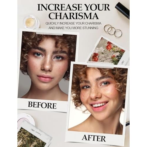 8 PCS Glitter Freckles Face Tattoo Gold Sparkle Faux Freckle Tattoo Temporary Makeup Patches Cosmetic Accessories for Women