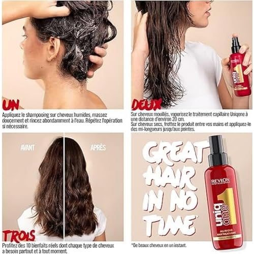 Revlon Professional UniqOne Moisturizing Leave-In Treatment, Repair For Damaged Hair