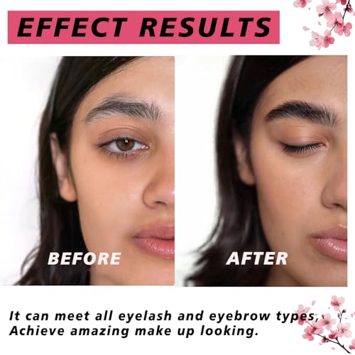 Black Eyebrow Color Kit for Women Waterproof Instant Result Lash Color Kit Salon or Home Use