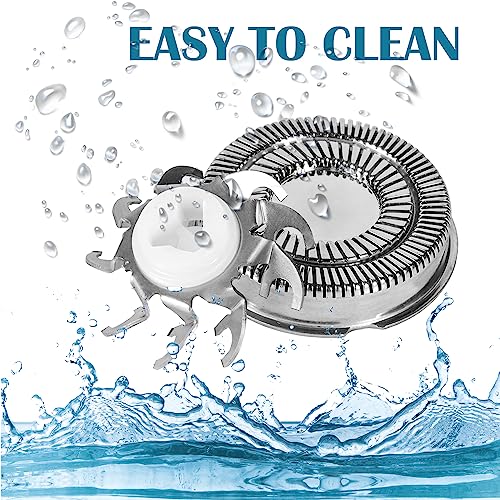 Shaver Replacement Blades compatible with Skull Shaver Pitbull Gold Pro Shaver £¬Men's Electric Shaver Replacement Heads,Replacement Heads for Electric Shavers£¬8Count