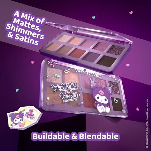 wet n wild My Melody and Kuromi Eye & Face Palette - Grunge Glam