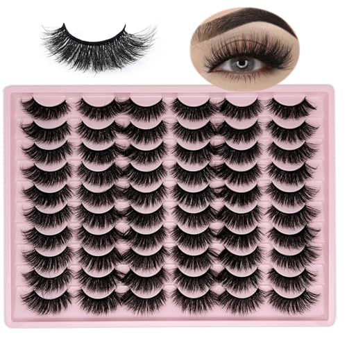 Strip Lashes Bulk C Curl 30 Pairs Cat Eye Faux Mink Lashes Pack Wholesale 18mm Long 3D Volume Natural False Eyelashes Bulk