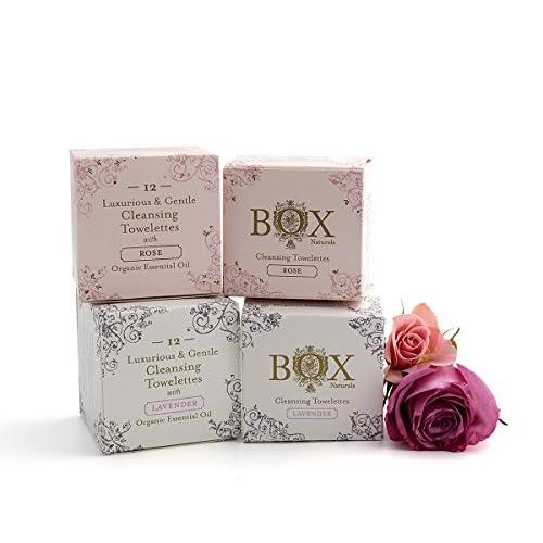 Lavender Towelettes 12 Pack For Face and Body - Wet Wipes