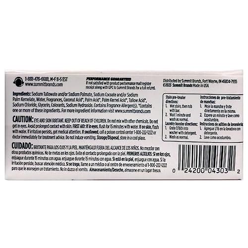Purex Fels-Naptha Laundry Bar & Stain Remover, 5.0 OZ (Pack of 24)