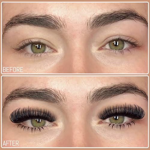 Geeneiya Cluster Eyelash Extensions with Bottom Lash Clusters 10-20mm DIY Lash Extension Wispy Volume Eyelash Clusters and Manga Spike Under Lashes for Beginners
